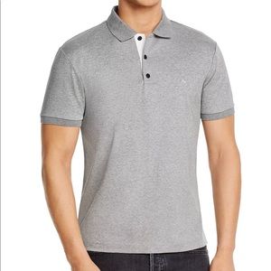 Rag & Bone Slim Fit Polo Shirt Heather Gray Short Sleeve Men’s XXL